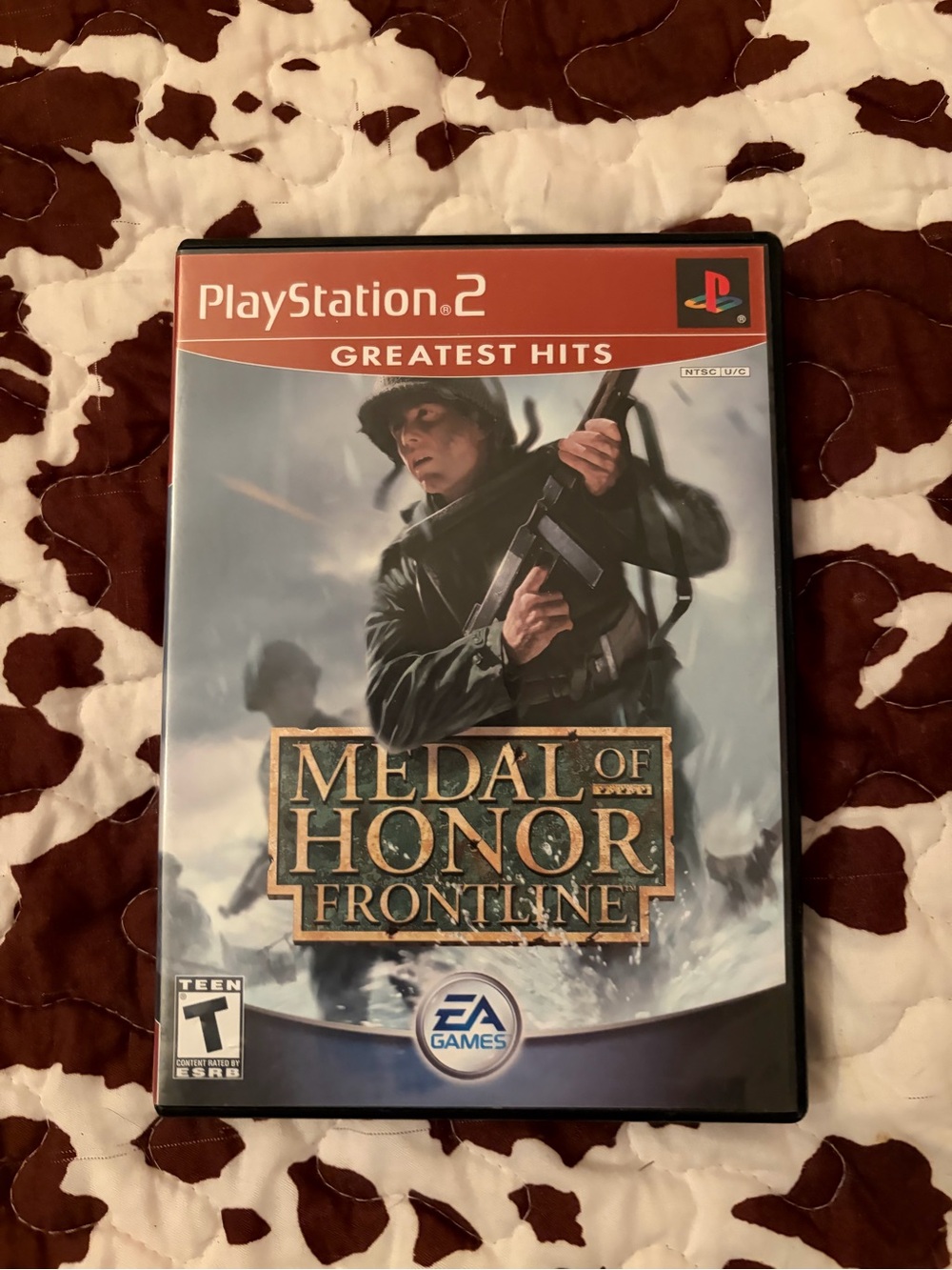 Medal of Honor Frontline (PlayStation 2) - Red Greatest Hits Case